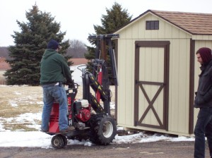 Shed Installation 5